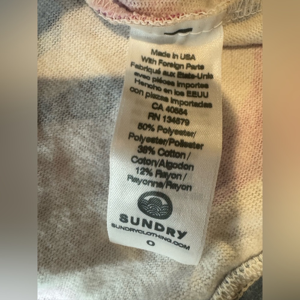 New Sundry Abstract Camo Oversized Pullover - Picture 7 of 11